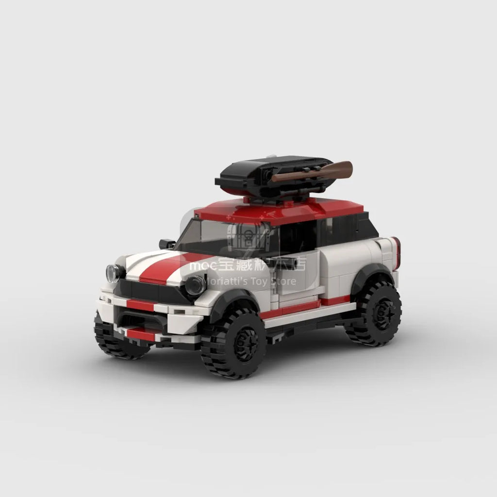 MINI Countrymanspeed JCW racing Speed Champion Racer Building Blocks Brick Creative Garage Toys for Boys Gifts