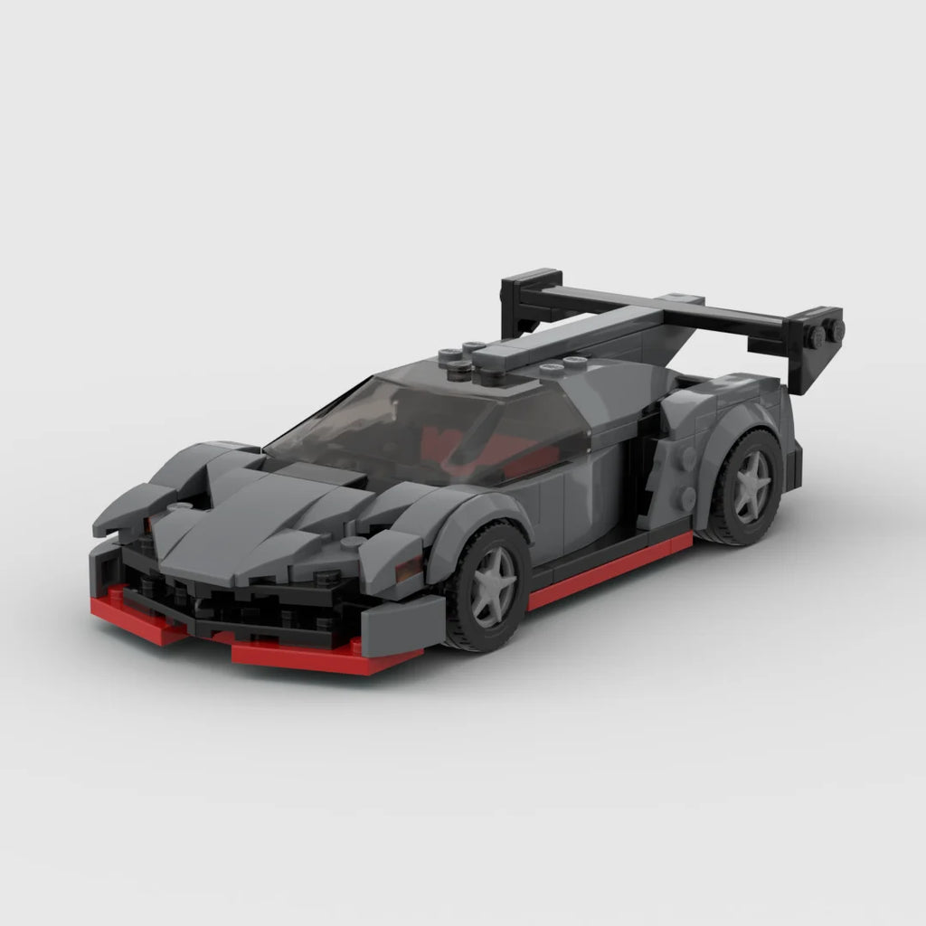 Lambo Poison racing sports car Vehicle Speed Champion Racer Building Blocks Brick Creative Garage Toys for Boys Gifts