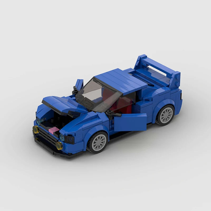 Subaru WRX STI B22 Building Blocks Brick