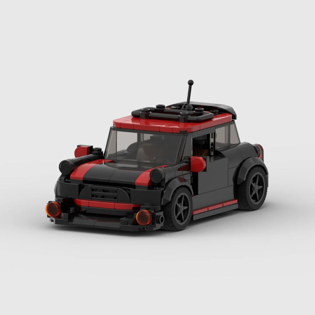 MINI JCW racing Speed Champion Racer Building Blocks Brick Creative Garage Toys for Boys Gifts