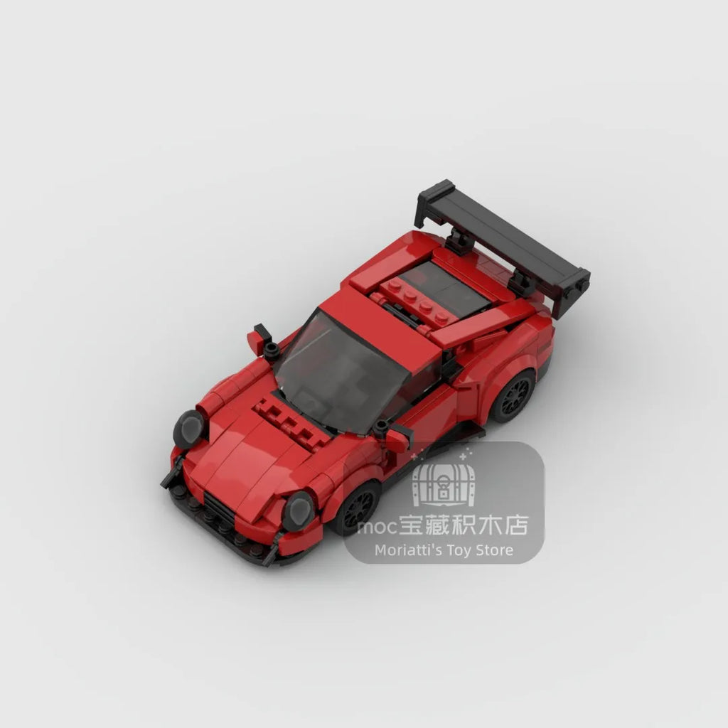GT-RS racing sports car Vehicle Speed Champion Racer Building Blocks Brick Creative Garage Toys for Boys