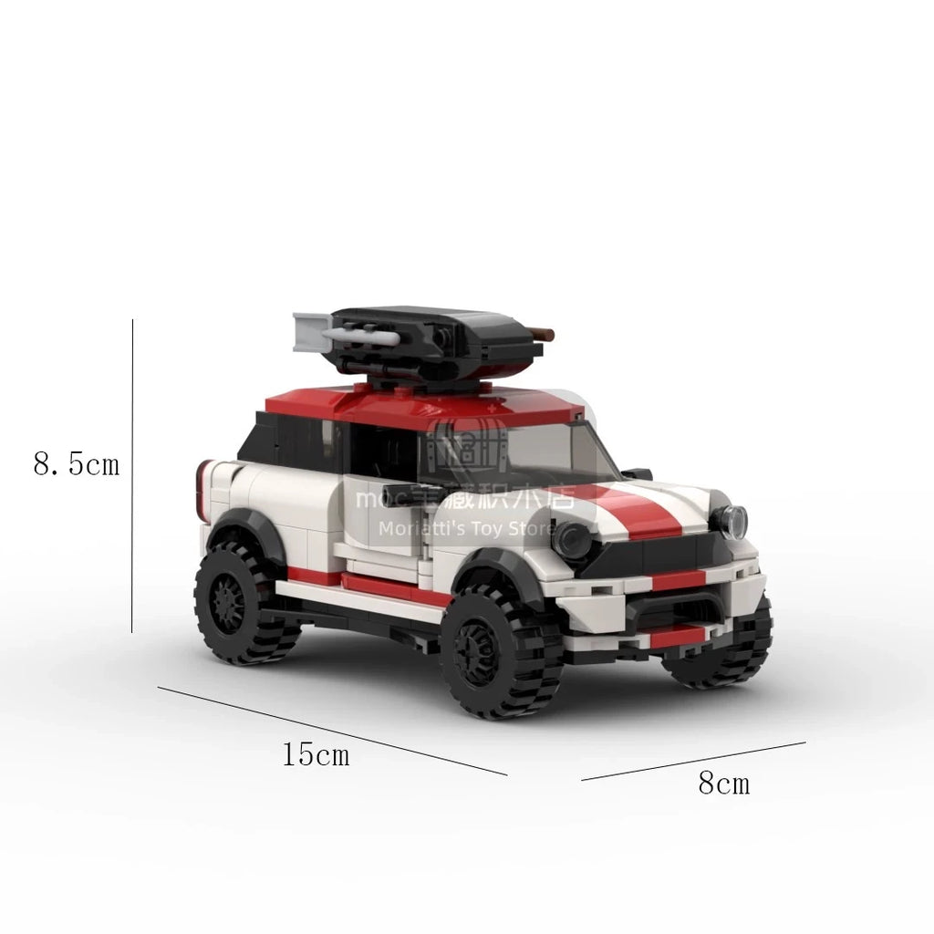 MINI Countrymanspeed JCW racing Speed Champion Racer Building Blocks Brick Creative Garage Toys for Boys Gifts
