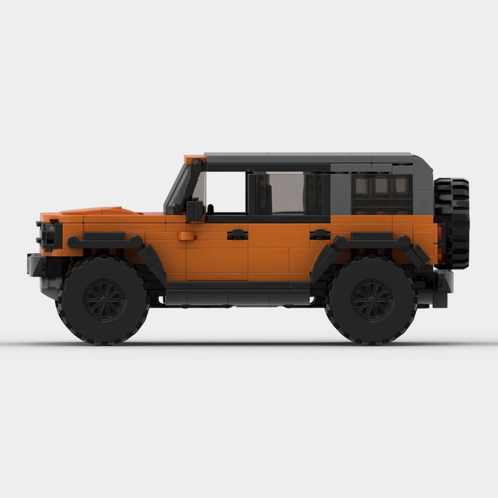 Fordham bronco racing sports car Vehicle Speed Champion Racer Building Blocks Brick Creative Garage Toys for Boys Gifts