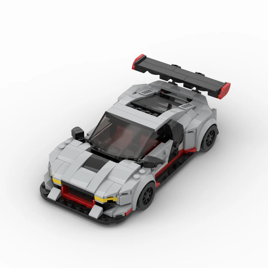 R8 GT racing sports car Vehicle Speed Champion Racer Building Blocks Brick Creative Garage Toys for Boys
