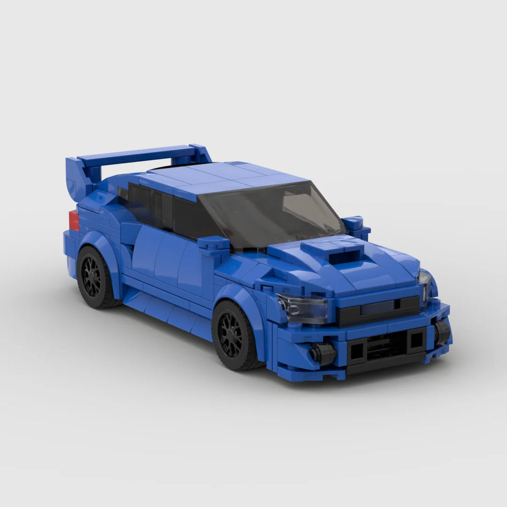 Subaru WRX STI 303pcs racing sports car Vehicle Speed Champion Racer Building Blocks Brick Creative Garage Toys for Boys