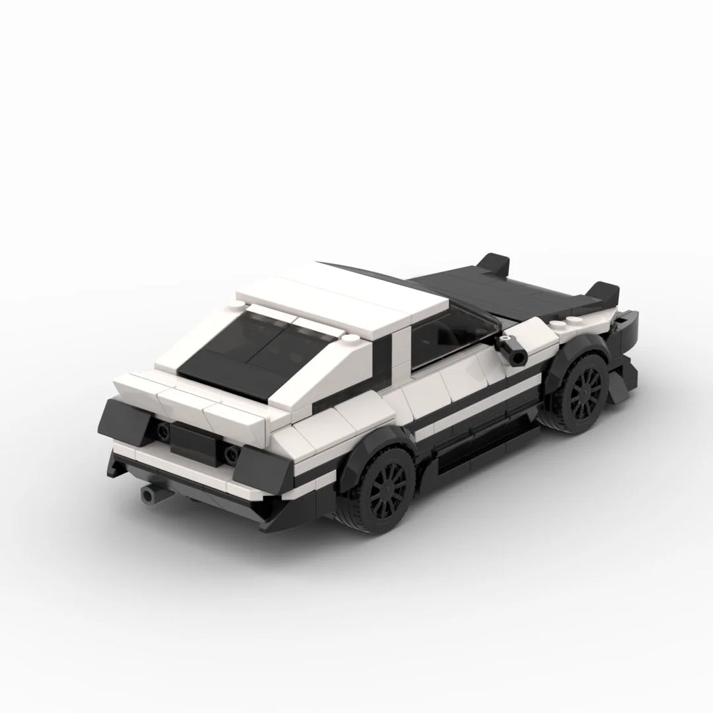 AE86 APEX 314pcs header text D block creative assembly sports car boy speed champion series car model