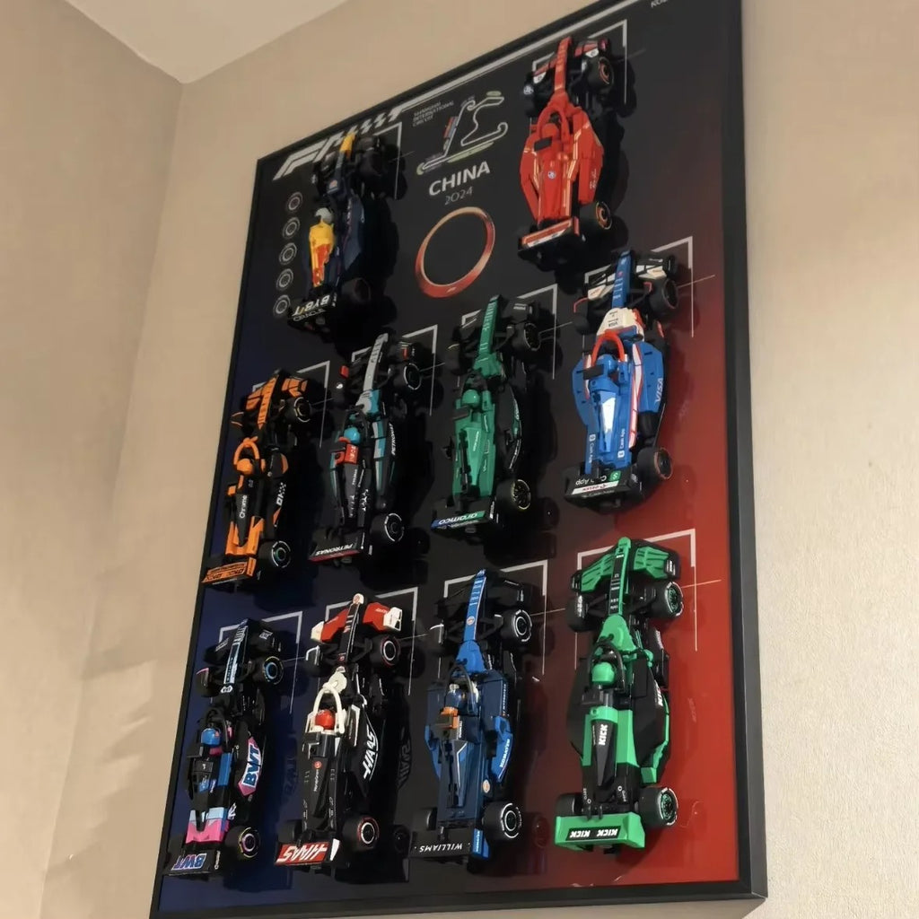 F1 Racing Car Building Blocks Pack – 10 Formula Cars