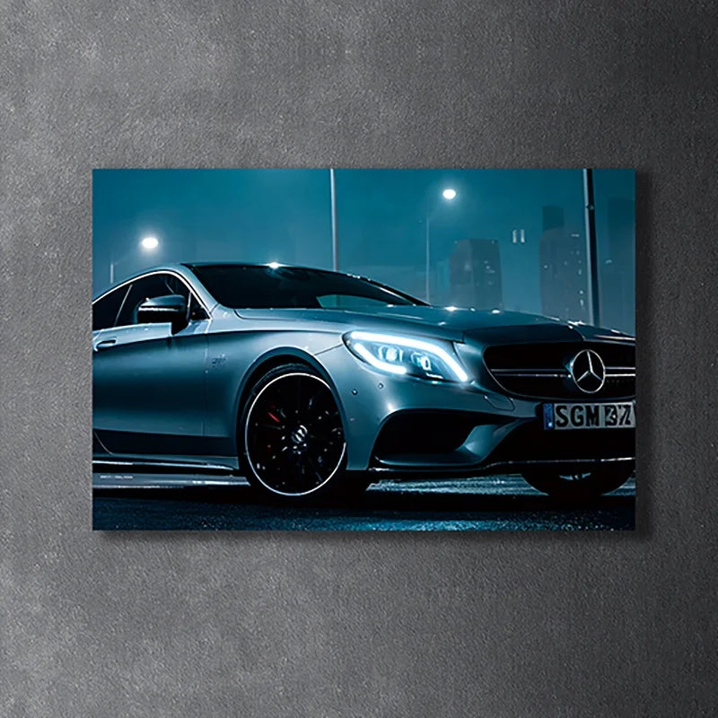 Mercedes Benz C63 Neon Lights