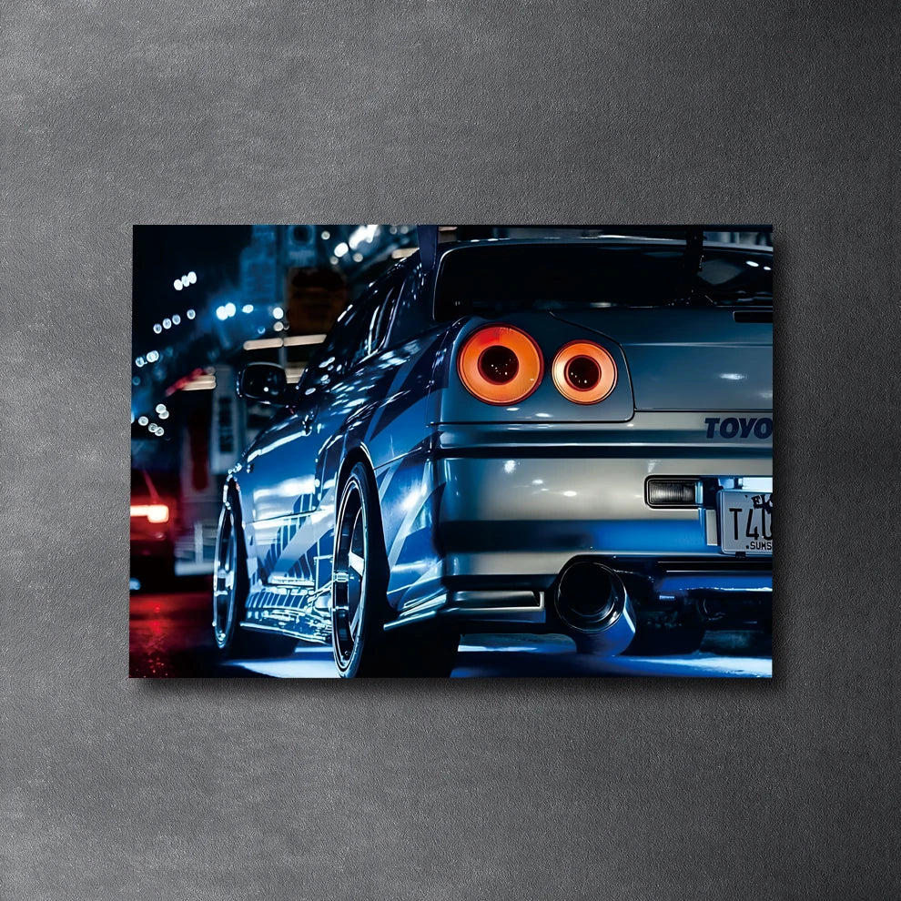 Paul Walker Nissan Skyline R34 (F&F2) Neon Lights