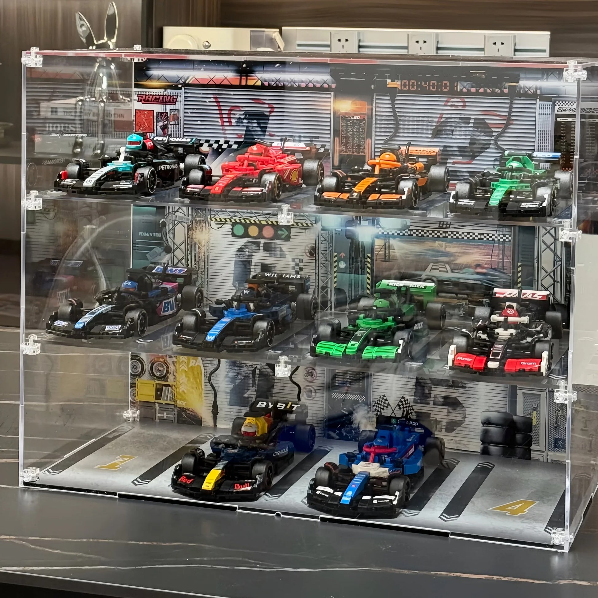 F1 Racing Car Building Blocks Pack – 10 Formula Cars
